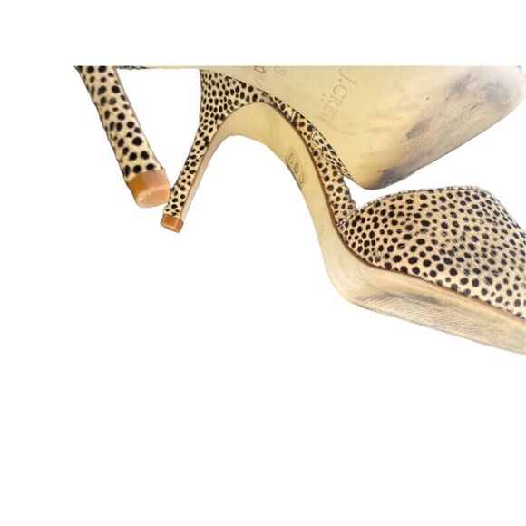 JCrew Calf Hair Leopard Print Kitten Heels Pumps Size 8 High Heels - Picture 5 of 13